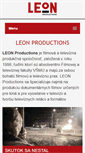 Mobile Screenshot of leonproductions.sk